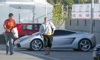 David Beckham Lamborghini Gallardo La Galaxy
