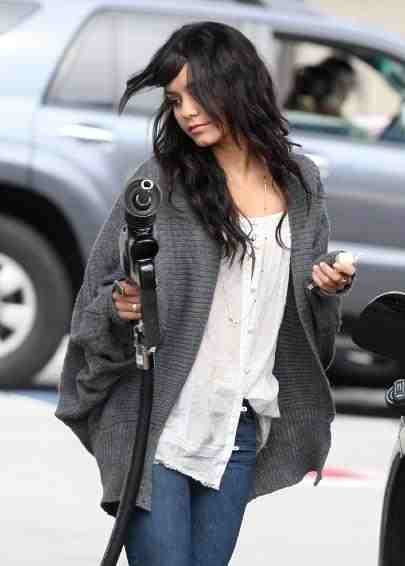 vanessa hudgens gas pump peak oil