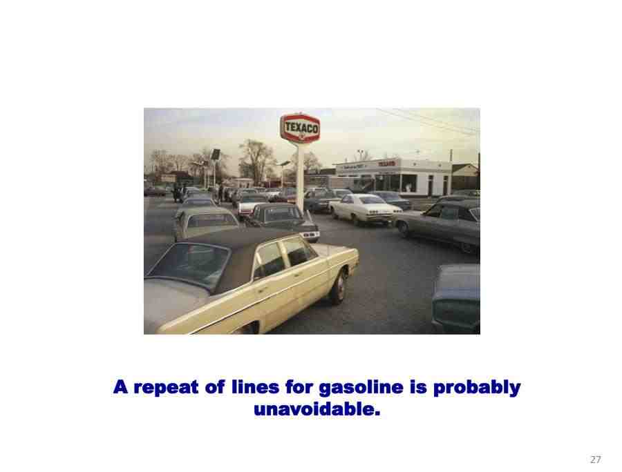 1973 oil crisis panic jams gas prices skyrocket recession depression peak oil